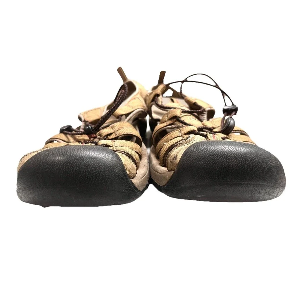 Keen Sandals Mens US 14 Hiking Kanyon Waterproof Leather Beige Trail Outdoor